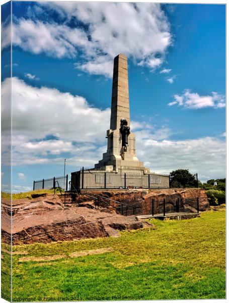 Grange Hill War Memorial, West Kirby Wirral, Canvas Print by Frank Irwin