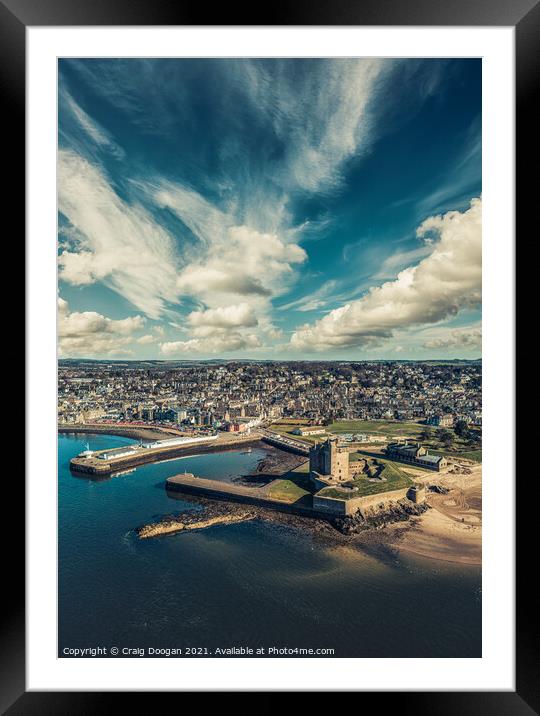 Broughty Ferry Castle - Dundee Framed Mounted Print by Craig Doogan
