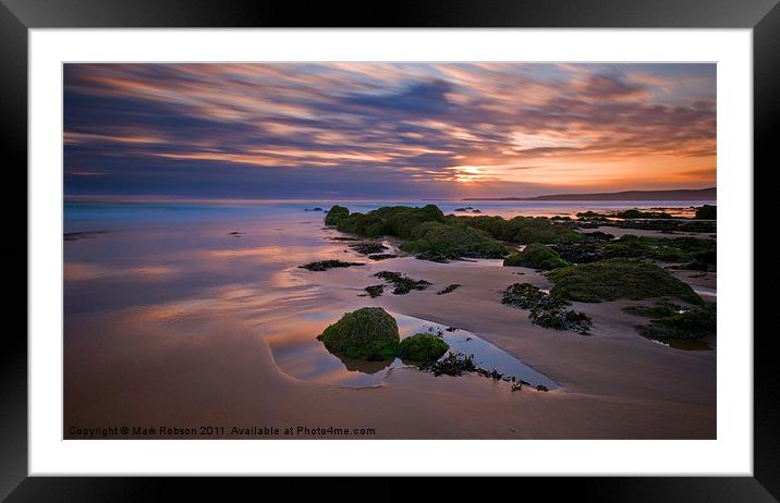 The Calm Framed Mounted Print by Mark Robson