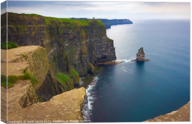 Cliffs of Moher -13 Canvas Print by Jordi Carrio