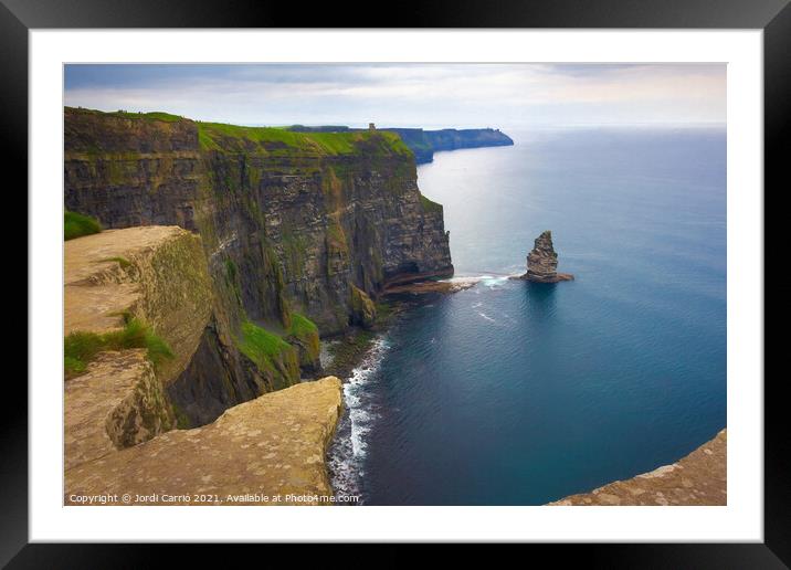 Cliffs of Moher -13 Framed Mounted Print by Jordi Carrio