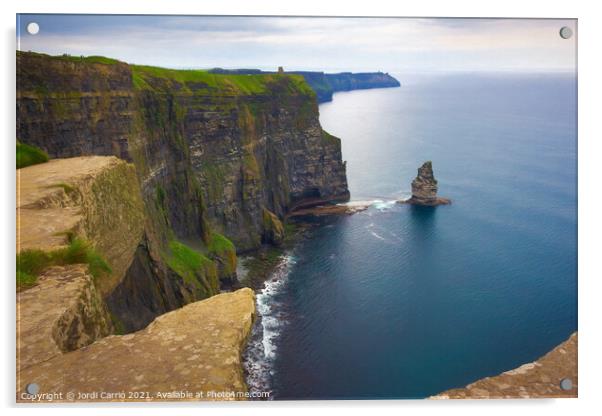Cliffs of Moher -13 Acrylic by Jordi Carrio