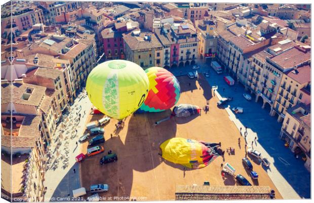 Internacional Mercat Ram Balloon Trophy 2018 Canvas Print by Jordi Carrio