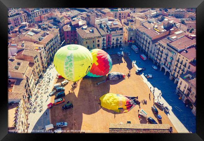 Internacional Mercat Ram Balloon Trophy 2018 Framed Print by Jordi Carrio