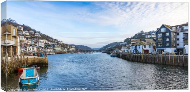 The Looe River Canvas Print by Jim Monk