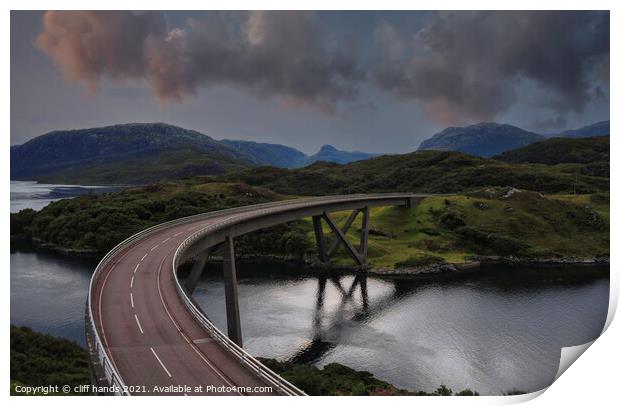 NC500, Kylesku Bridge, highlands, Scotland. Print by Scotland's Scenery