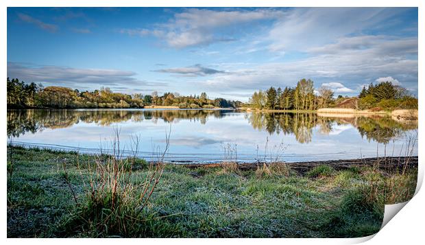 Scottish Loch in Morning Sunshine Print by Joe Dailly