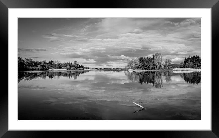 Scottish Loch in Morning Sunshine Framed Mounted Print by Joe Dailly