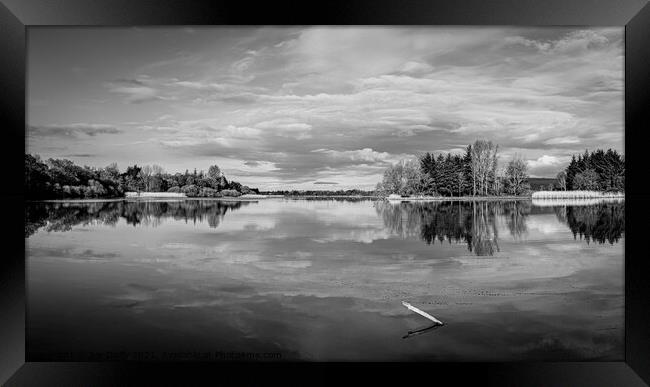 Scottish Loch in Morning Sunshine Framed Print by Joe Dailly
