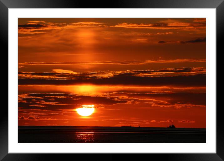 Sky sun Framed Mounted Print by Stephen Carrigan