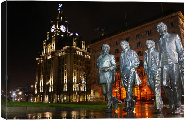 Royal Liver buildings  Canvas Print by Stephen Carrigan