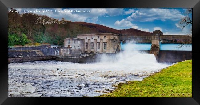 Pitlochry Dam Hydro Electric Power Station  Framed Print by Navin Mistry