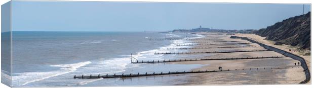In and around Mundesley, 30th Aprl 2021 Canvas Print by Andrew Sharpe