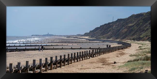 In and around Mundesley, 30th Aprl 2021 Framed Print by Andrew Sharpe