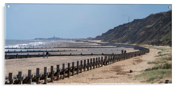 In and around Mundesley, 30th Aprl 2021 Acrylic by Andrew Sharpe