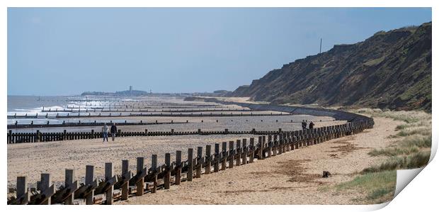 In and around Mundesley, 30th Aprl 2021 Print by Andrew Sharpe