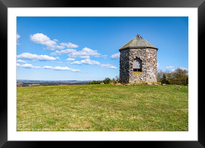 Barons Folly, Scottish Borders, UK Framed Mounted Print by Dave Collins