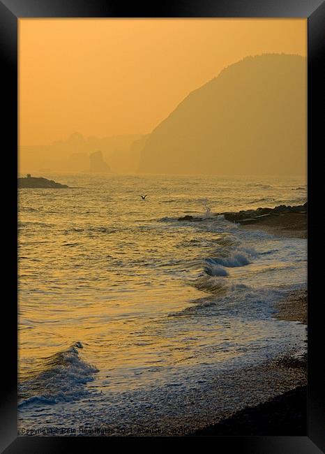 Sidmouth Seafront Framed Print by Pete Hemington