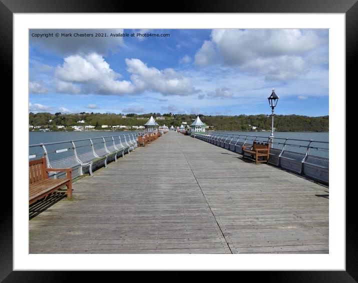 Majestic Garth Pier Framed Mounted Print by Mark Chesters