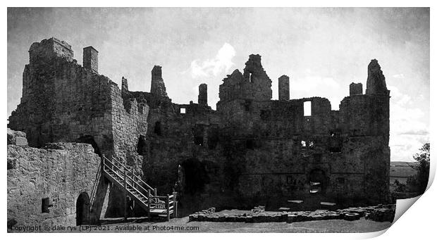 dirleton castle Print by dale rys (LP)
