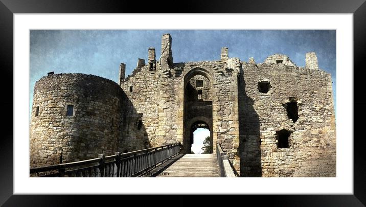 dirleton castle Framed Mounted Print by dale rys (LP)