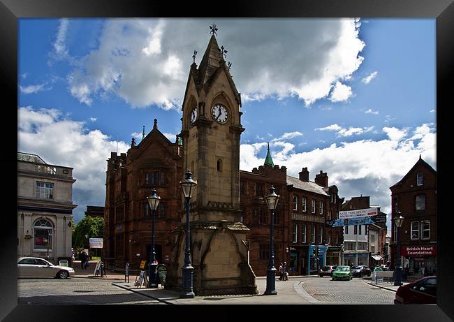 Penrith Clock Tower Framed Print by Tom Gomez