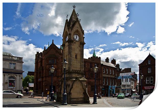 Penrith Clock Tower Print by Tom Gomez