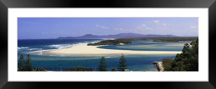 Nambucca Bar Framed Mounted Print by Bec Trinick