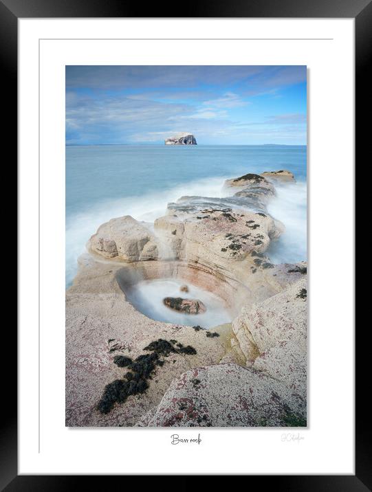 Bass rock, Scottish, Scotland, Highlands, sea, shore. coast Framed Mounted Print by JC studios LRPS ARPS