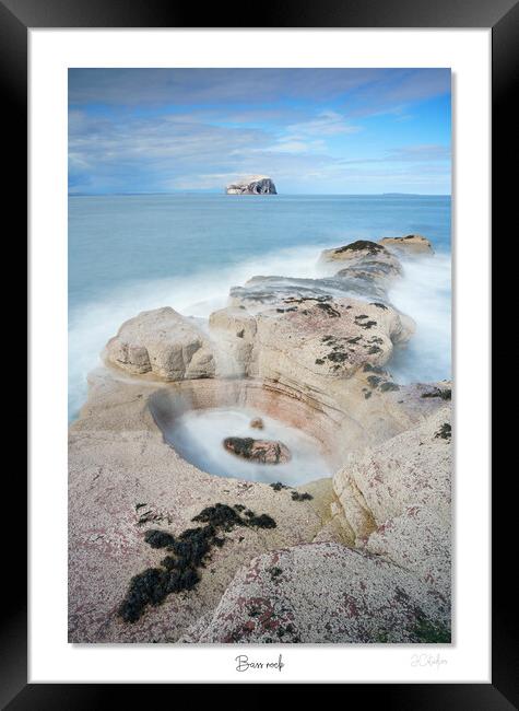 Bass rock, Scottish, Scotland, Highlands, sea, shore. coast Framed Print by JC studios LRPS ARPS