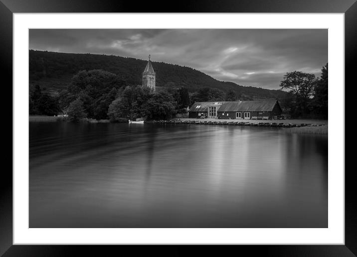 Lake of Menteith Framed Mounted Print by overhoist 