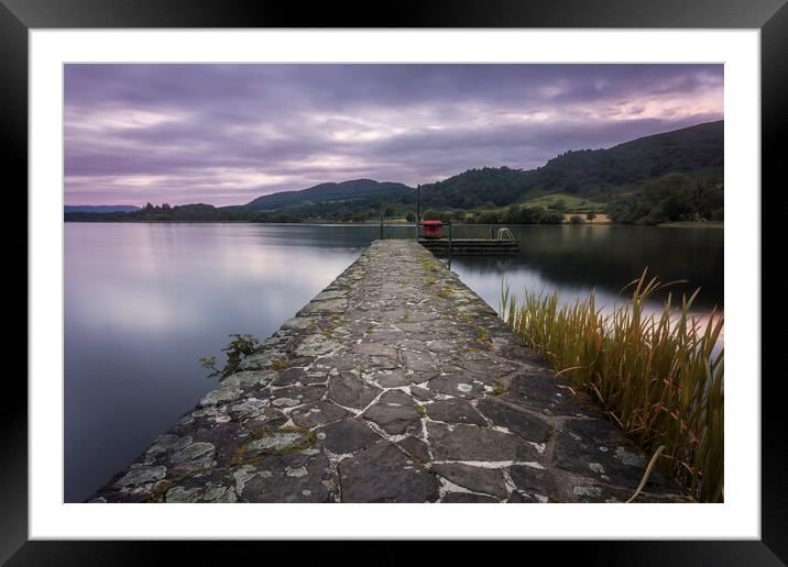 Lake of Menteith Framed Mounted Print by overhoist 