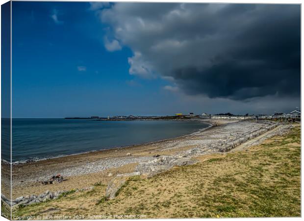 Dark Clouds Gathering  Canvas Print by Jane Metters