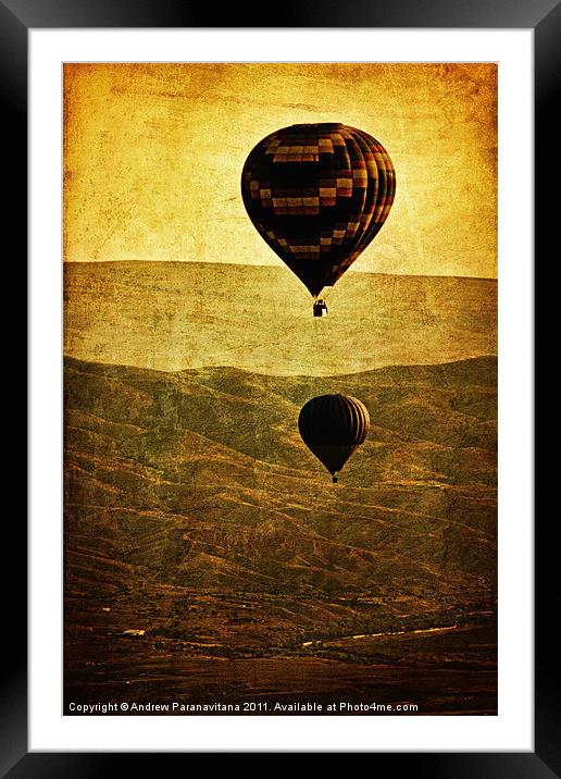 Soaring Heights Framed Mounted Print by Andrew Paranavitana