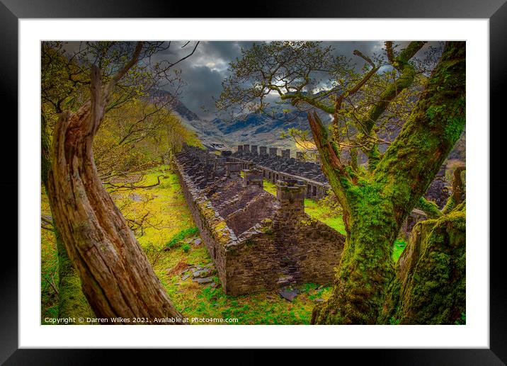 Anglesey Barracks  Snowdonia   Framed Mounted Print by Darren Wilkes