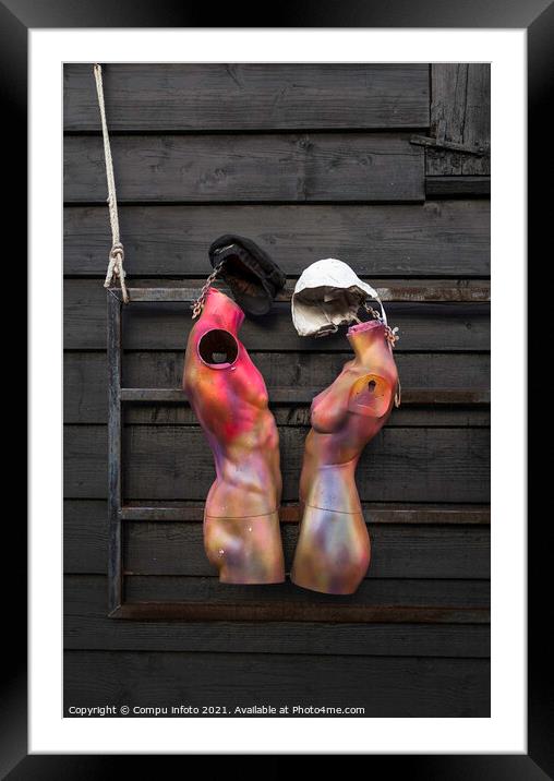 painted mannequin without arms Framed Mounted Print by Chris Willemsen