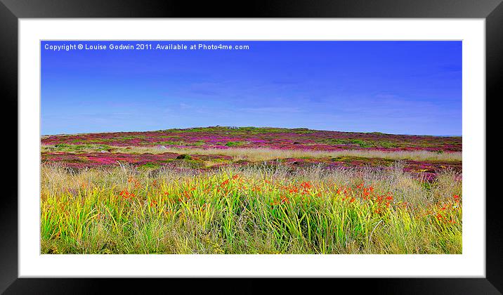Lands End A Natural Beauty Framed Mounted Print by Louise Godwin