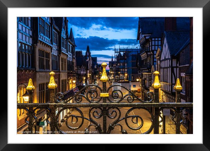 Eastgate Street Chester Framed Mounted Print by Paul Madden
