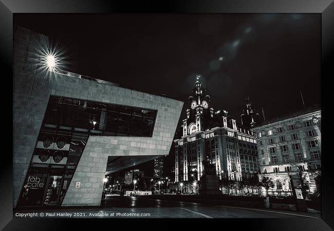 The Mersey Ferries building on the Liverpool waterfront Framed Print by Paul Hanley