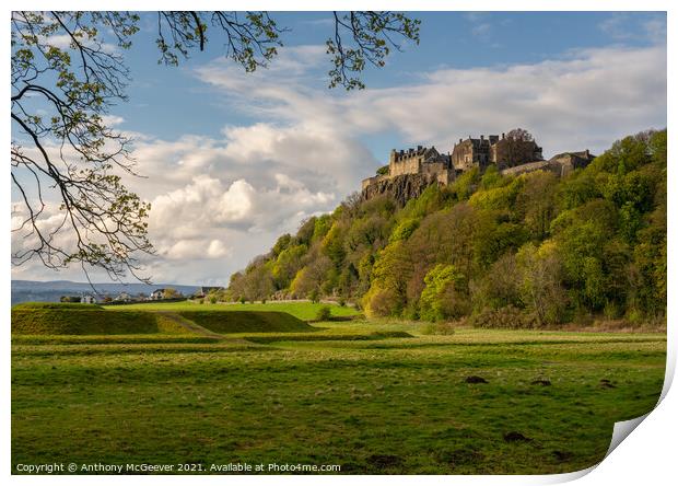 Stirling Castle  Print by Anthony McGeever