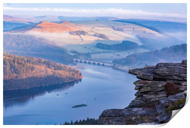 Meadow pipet on Bamford Edge Print by John Finney