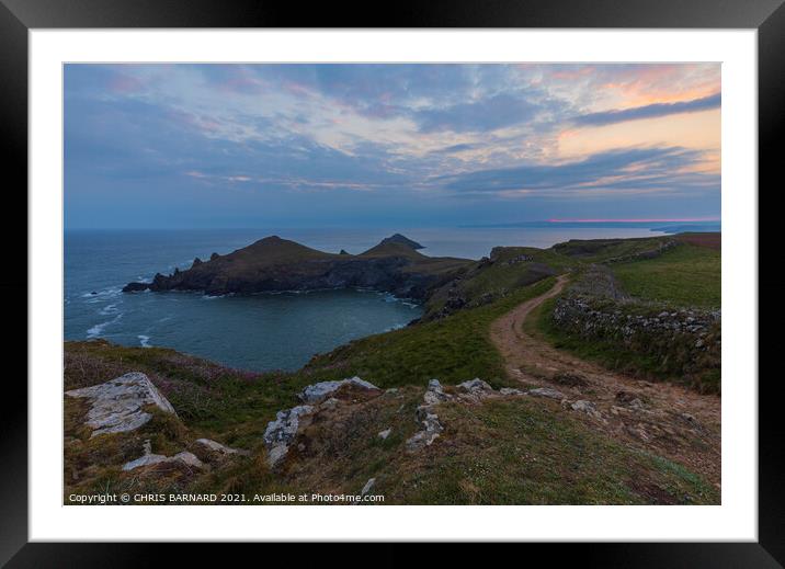 Sunrise At The Rumps Framed Mounted Print by CHRIS BARNARD