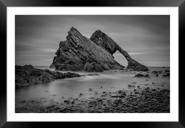 Bow Fiddle Rock Framed Mounted Print by Tony Bishop