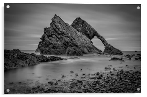 Bow Fiddle Rock Acrylic by Tony Bishop