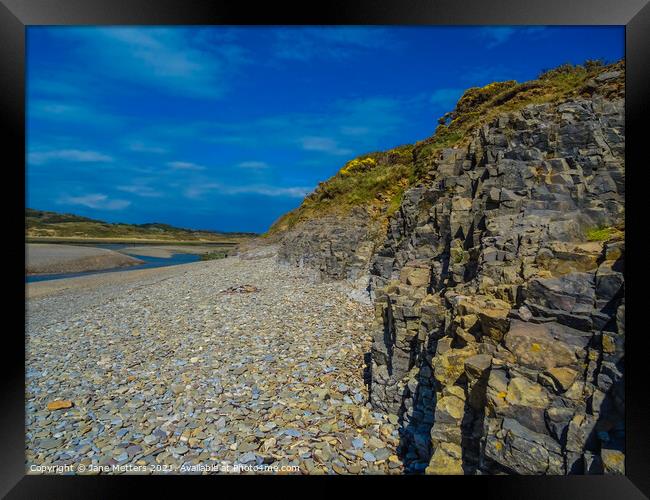 Ogmore By Sea  Framed Print by Jane Metters