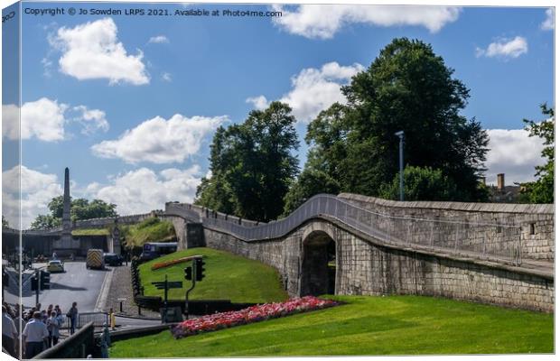 York City Wall Canvas Print by Jo Sowden