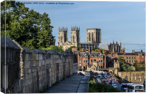 York Minster View  Canvas Print by Jo Sowden
