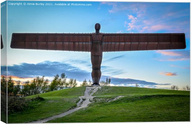 Angel of the North  Canvas Print by Aimie Burley