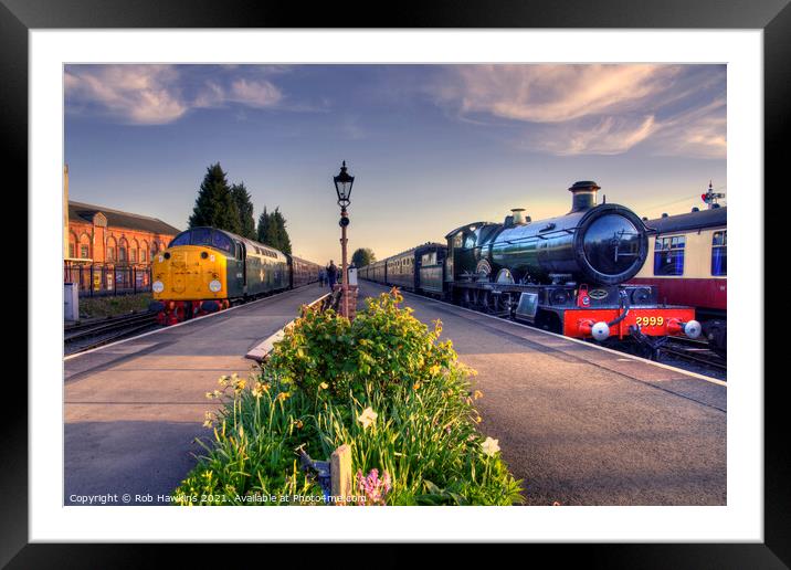 Loco's of Legend Framed Mounted Print by Rob Hawkins