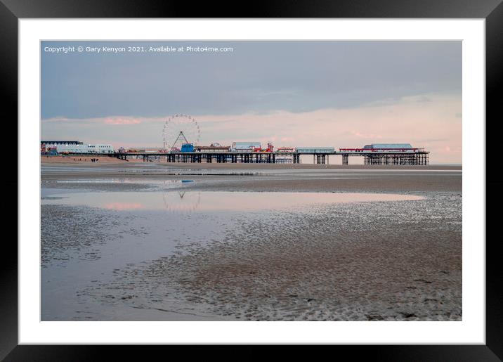 Big Wheel on Blackpool Central Pier Framed Mounted Print by Gary Kenyon